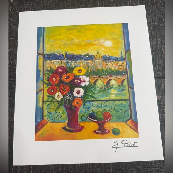Jean-Claude Picot 10" X 11 1/2" Signed
Seriolithograph - Picture 1 of 3